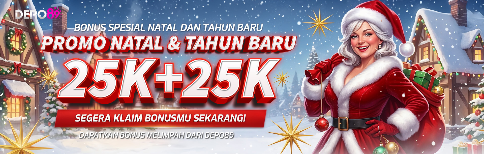 BONUS NATAL DAN TAHUN BARU DEPO89