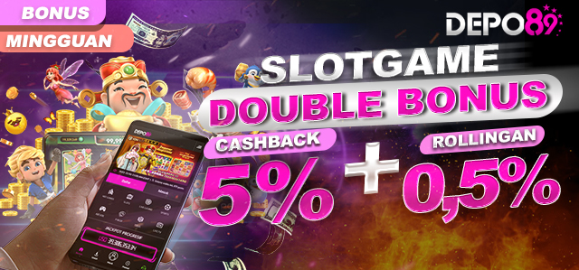 DOUBLE BONUS ROLLINGAN SLOT GAMES 0.5% + CASHBACK 5%
