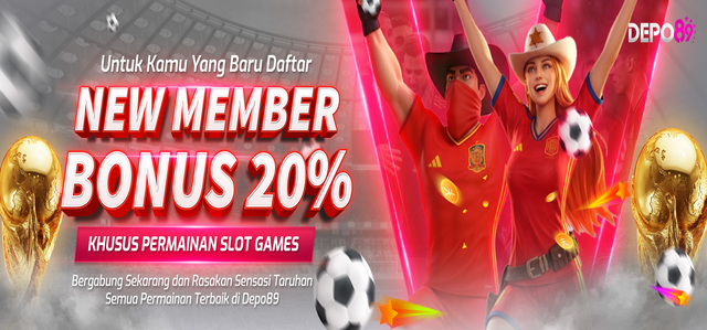 WELCOME BONUS 20% SLOT GAMES