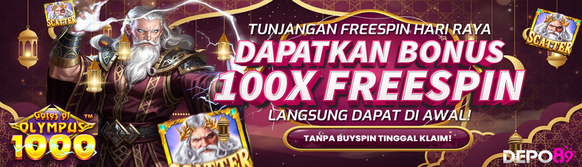 TUNJANGAN FREESPIN HARI RAYA DEPO89