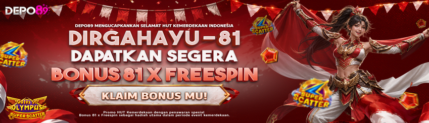 BONUS FREESPIN KEMERDEKAAN 2026 DEPO89